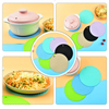 Thickened Silicone Insulation Mat Round Honeycomb Table Insulation Mat Waterproof Non-slip Cup Bowl Mat