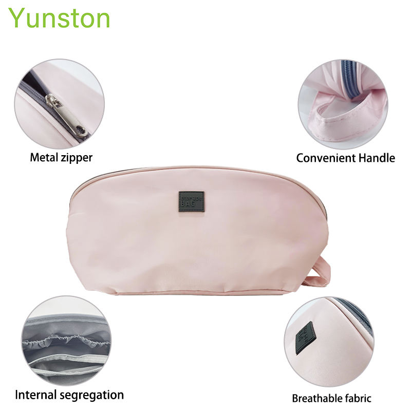 Wholesale hot sale Twill material multifunctional portable high quality underwear cosmetic travel storage bag