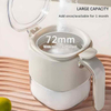 Hot Sale Large Capacity Plastic Glass Connection Semi-automatic Opening with Silicone Sealing Ring Spice Jar