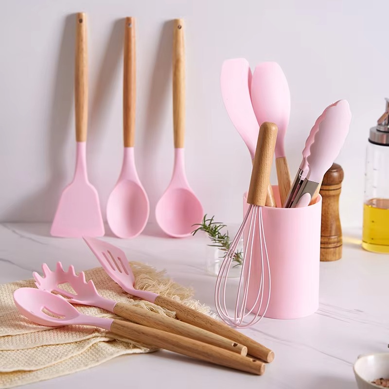 Kitchen Utensils Set-12 Pieces Silicone Cooking Utensils