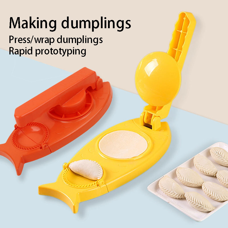 Dumpling Maker DIY Dumpling Mould Dough Press Tool Kitchen Dumpling Making Tools 2023 Hot Sale 2 in 1 Custom Logo Sustainable