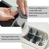 Modern 2-in-1 Kitchen And Bathroom Dispenser Set Everyday Use Dish Soap Pump with Brush Sponge Holder