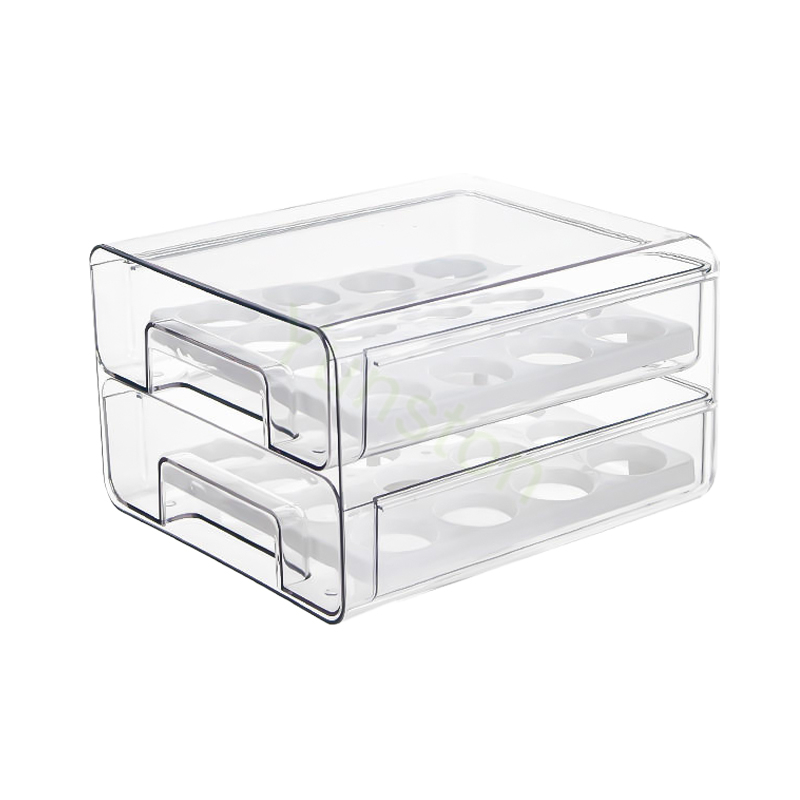 Hot Products Refrigerator Egg Racks Multi-Layer Egg Storage Boxes Transparent Plastic Egg Storage Boxes