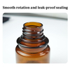 Hot Selling Brown Transparent Cream Bottle Plastic Travel Convenient Shampoo Shower Gel Sample Bottle Liquid Soap Bottle