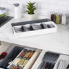 Kitchen Expandable Utensil Drawer Organizer Tray And Kitchen Drawer Cutlery Organizer