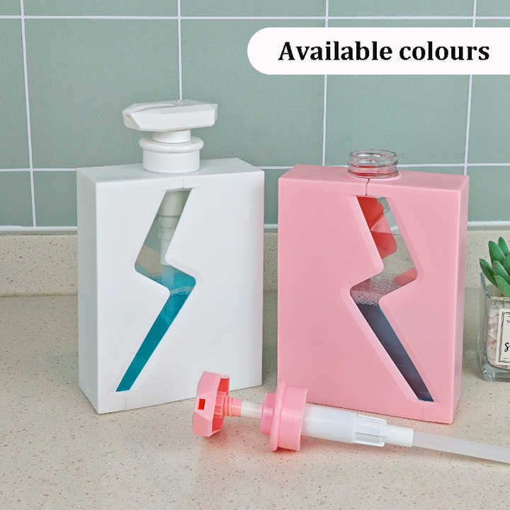 Hot Selling 500ml Square PET Lotion Bottle Lotion Pump Cosmetic Dispenser Liquid Soap Packaging Plastic Shampoo Bottle