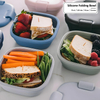 Hot Sale Square Food Grade Silicone Can Be High Temperature Can Keep Fresh Folding Fresh Box Lunch Box