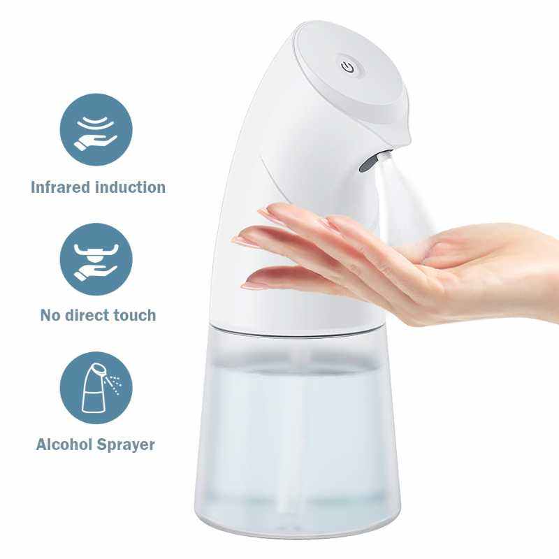 2023 Fully Automatic Non-contact Touch Alcohol Sprayer 450ml Alcohol Soap Dispenser, Suitable for Hotels, Schools, Hospitals.