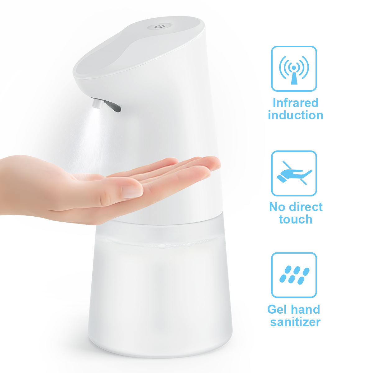 V9 Automatic Contactless Induction Alcohol Sprayer, 450ml Alcohol Spray Soap Dispenser, Suitable for Schools, Hotels, Hospitals.