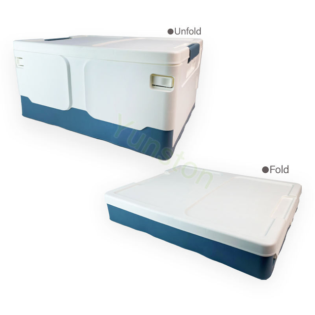 2024 New Environmentally Friendly Materials Foldable Camping Storage Box Kitchen StorageDurable Plastic Container