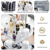 Hot Products Light Luxury 360 Degree Rotating Transparent Plastic Adjustable Cosmetic Organiser Rotating Make Up Organiser