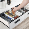 Expandable Spice Drawer Organizer Tray