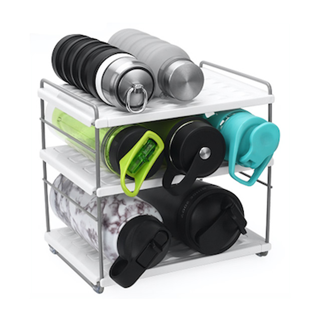 Adjustable & Expandable Bottle Organizer, 3-Shelf