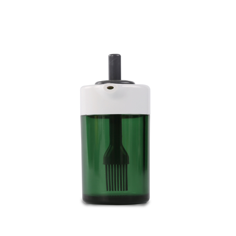 Kitchen 150ml2-in-1 Storage Tank Drip-free Controllable Easy Touch Pump Oil Bottle with Brush