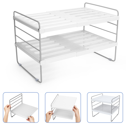 Kitchen Storage Rack Organizer Adjustable Box Organizer For Foil Wrap And Kitchen Bin Storage Rack