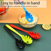 Kitchenware Mini Silicone Powder Steak Long Fishing Pasta Spoon Skimmer Skimmer Noodle Skimmer Non-stick Cookware