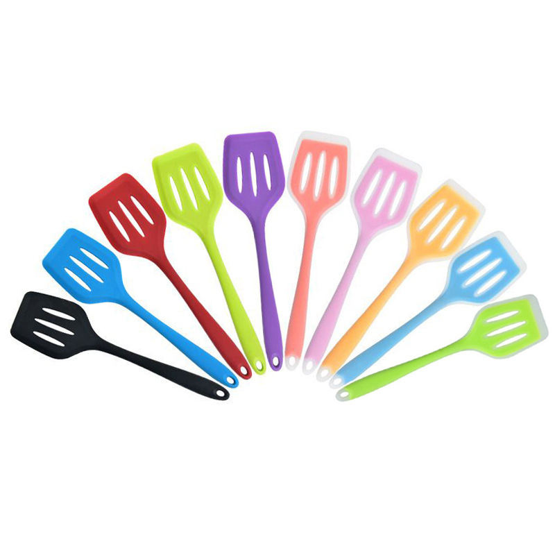 Chinese Silicone Semi-transparent Spatula Integrated Frying Spatula Non-stick Special Shovel Kitchen Tools